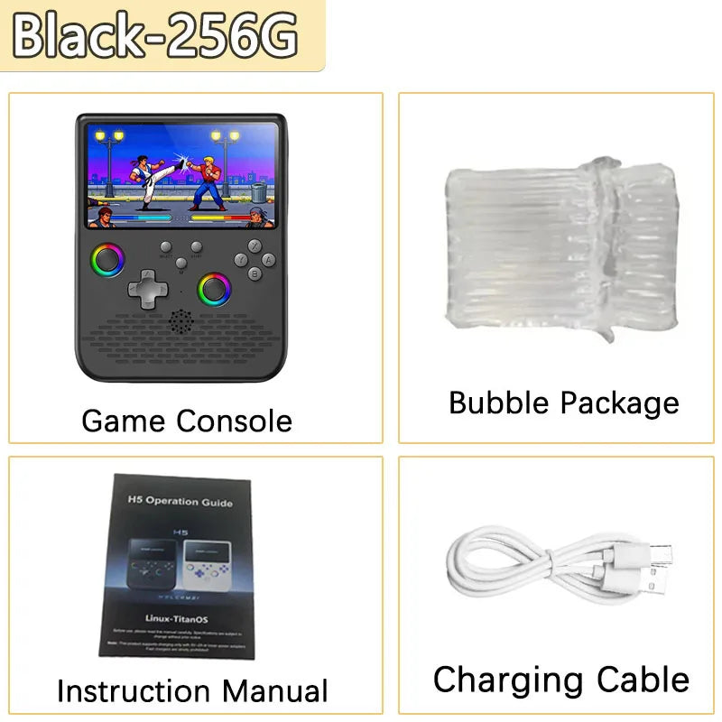 New Open-Source H5 Handheld Game Console With Dual Joystick 5-inch IPS High-Definition Large Screen PSP Mini Nostalgic Arcade