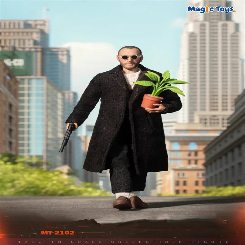 Magic Toys MT2102 1/12 Male Solider Killer Leon Jean Reno Model Full Set 6” Action Figure In Stock For Fans Collection