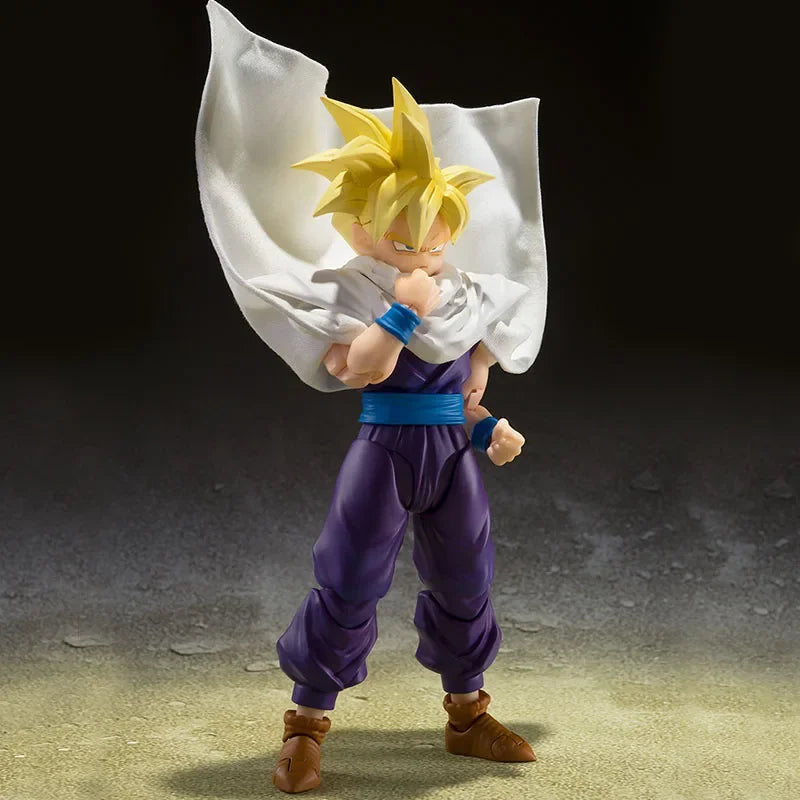 Auf Lager Bandai SHFiguarts Dragon Ball Shf Super Saiyan Son Gohan Der Kämpfer, der übertraf Actionfigur Sammlerspielzeug Geschenk