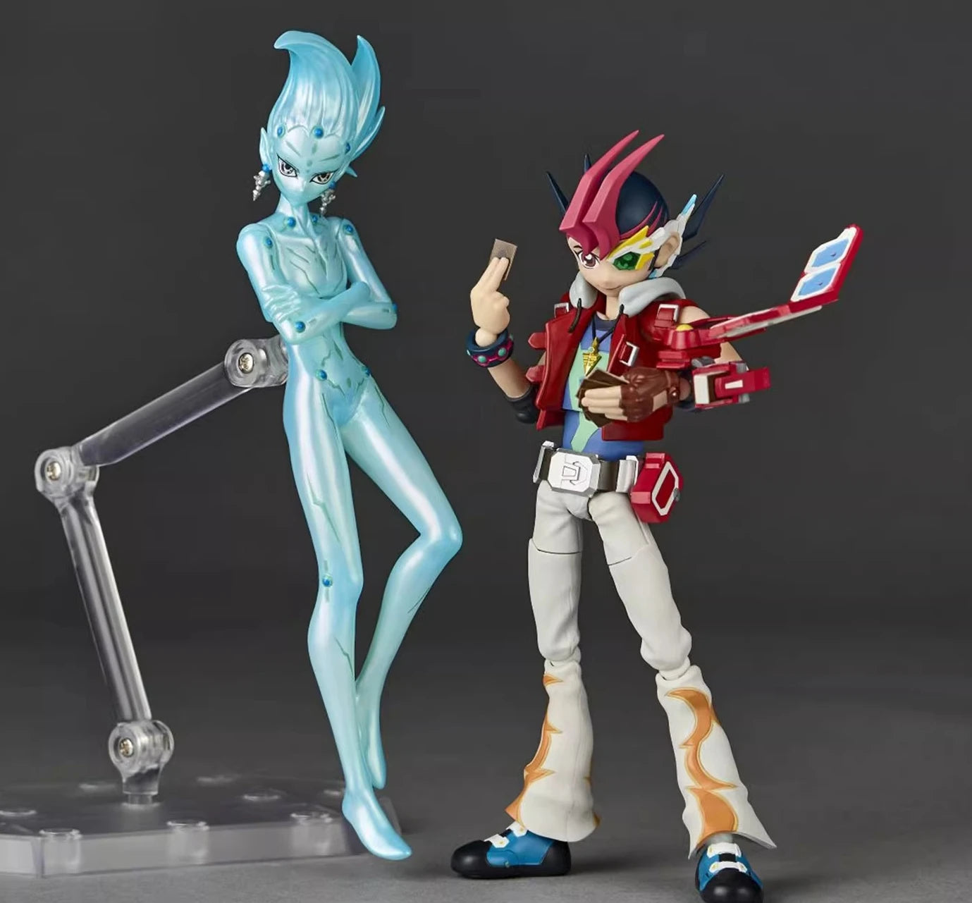In Stock, Brand New Genuine Product, Kaiyodo, Yu-Gi-Oh, Yusei Fudo, Yuuma Tsukumo, Articulated Figures, Model