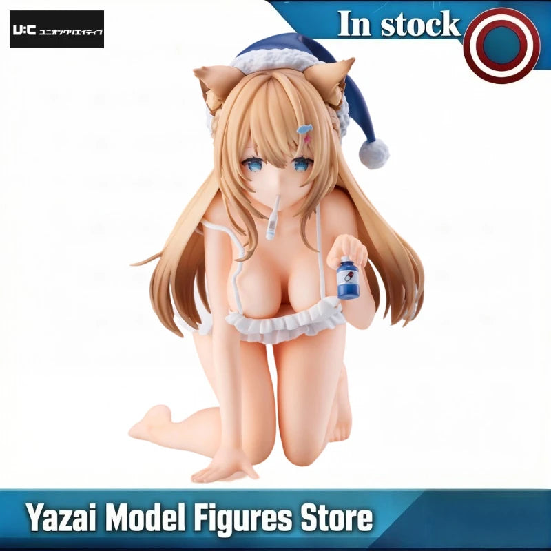 In Stock Original UnionCreative Sleeping Cat Colon-chan Anime Figures Model Statue Gift Collection Desktop Decoration