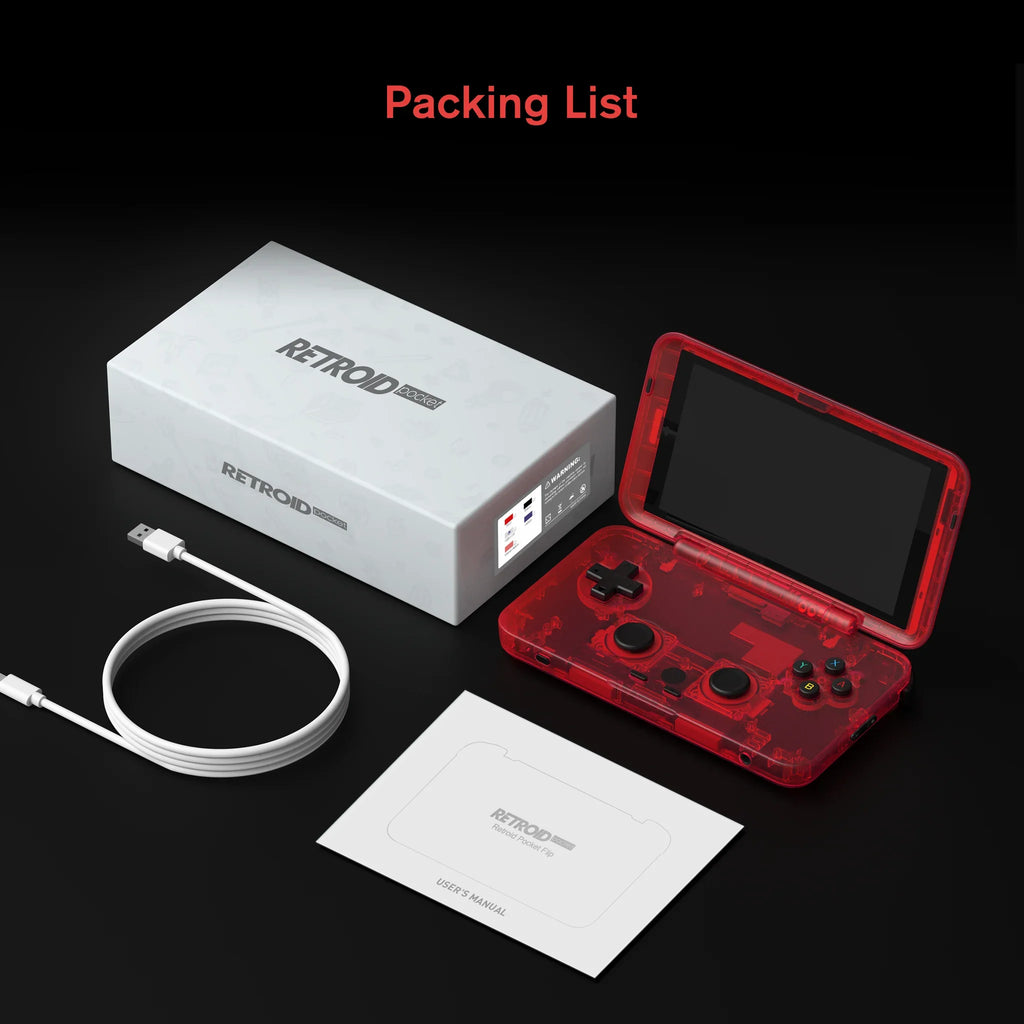 Retroid Pocket Flip Retro Gaming Consoles RP Android 11 Portable Mobile Game Consoles 4GB+128gb Touch Screen Handhelds