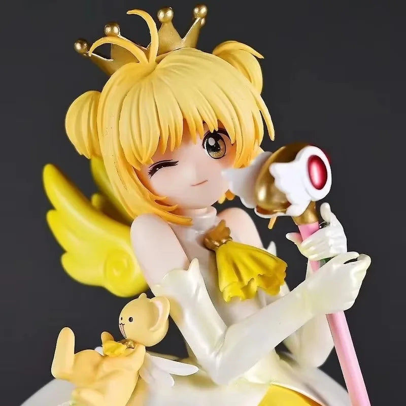 Pretty Girl 2nd Generation Sakura Magic Card Girl Wood Honjo Sakura Koke Handmade Ornament