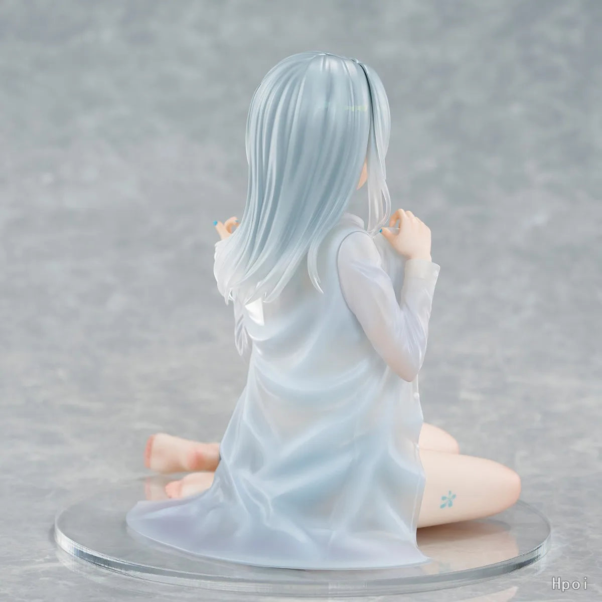 +In Stock Original UnionCreative Okigae Silver Hair - Sky Blue Morning - Limited Costume Ver 15cm Anime Figures Toys Ornaments