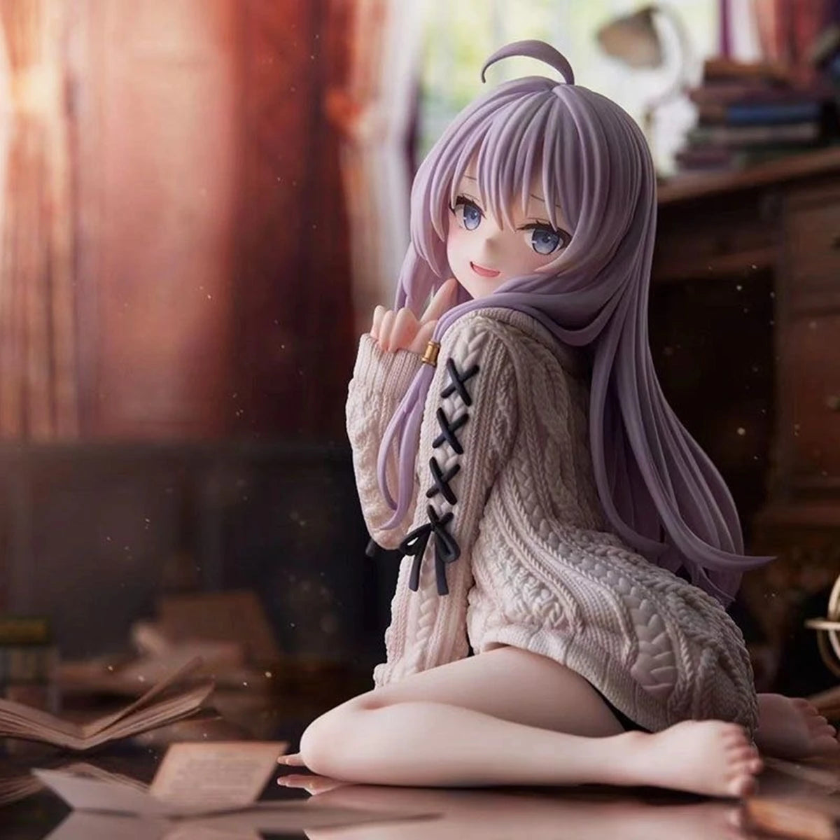 Wandering Witch Die Reise von Elaina Anime-Figur Süße und süße Actionfigur PVC-Sammlung Modellpuppenspielzeug für Weihnachtsgeschenk