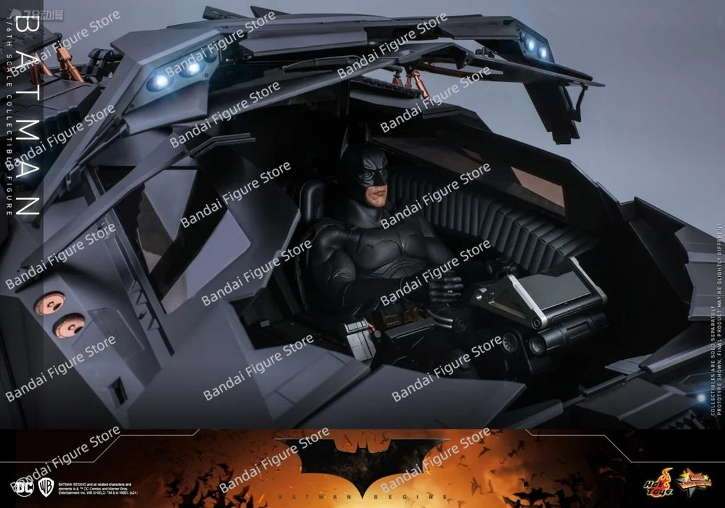 HOTTOYS MMS595 1/6 Bruce Wayne Batman Collectible Action Figure DC Comic Movie Batman Begins Man Soldier Model 12" Full Set Toys