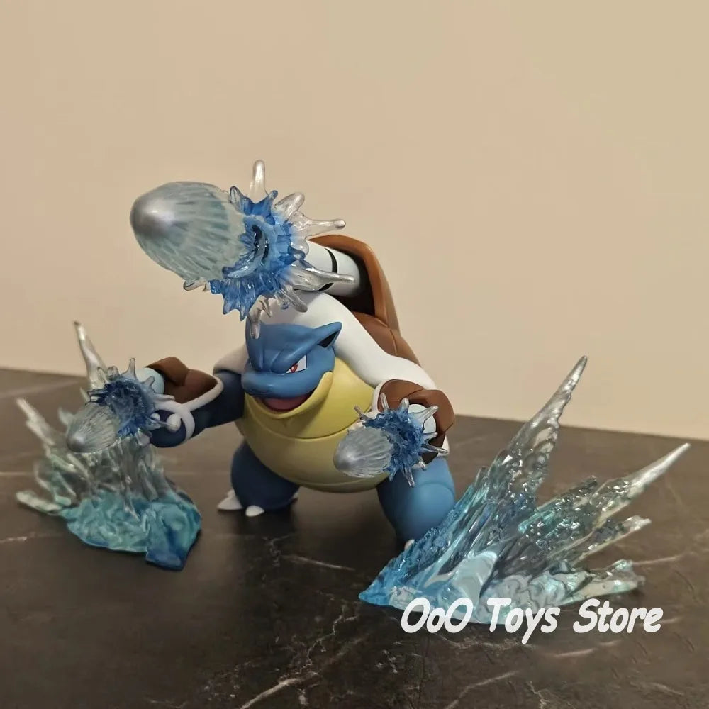 Anime Pokemon Figure Blastoise Action Figures Pvc Collection Model Toys for Children Gifts 15.5cm