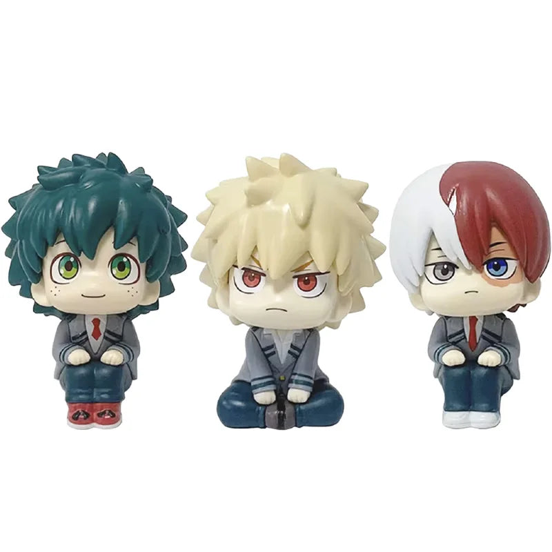2026 Anime Figure cute Midoriya Izuku Figurine Bakugou Katsuki action figure Look up figure mini cute Toys Collectible doll Gift