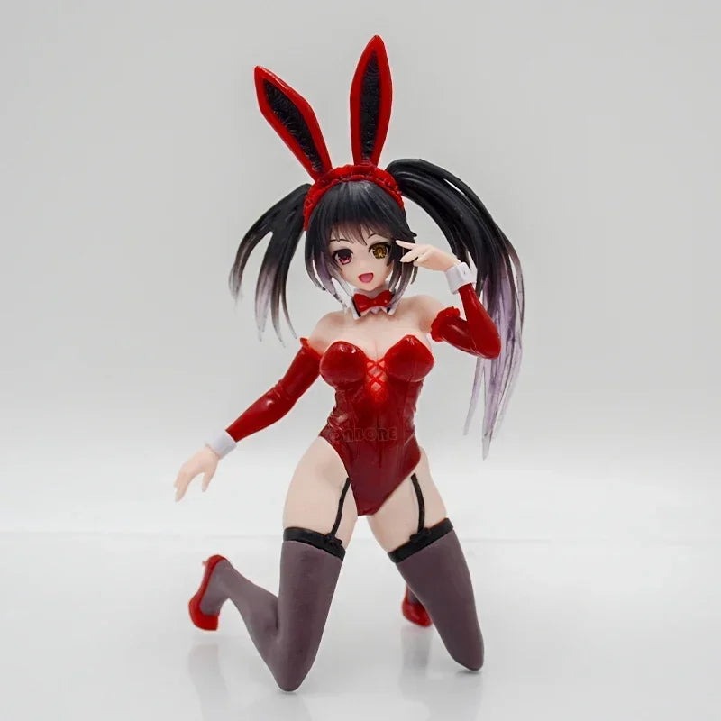 24cm KDcolle Date A Live Kurumi Tokisaki Anime Girl Figure Date A Bullet Yatogami Tohka Action Figure Adult Sexy Model Doll Toys
