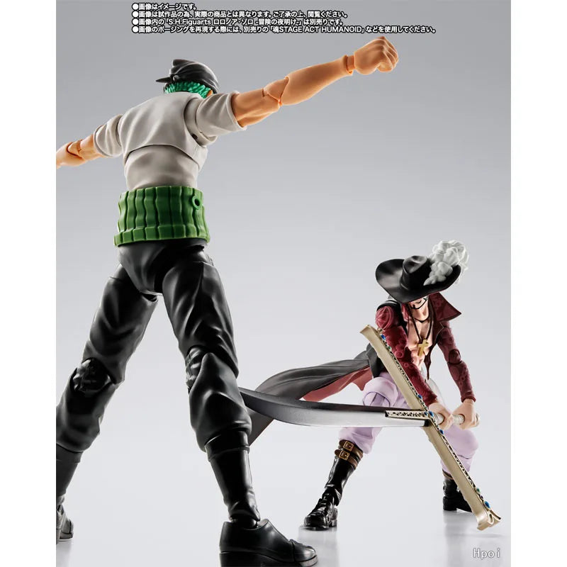 Brand New in Stock Bandai Original MODEL KIT S.H.Figuarts  ONE PIECE Dracule Mihawk Anime Action Figure  ToysModel