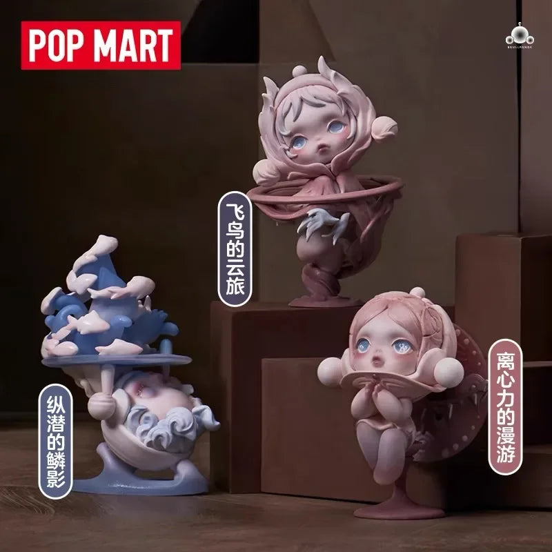 POP MART SKULLPANDA от серията Paradox, мистериозна кутия, чанта за сляпо - сладка аниме фигурка кукла за декорация на плот, идеален подарък