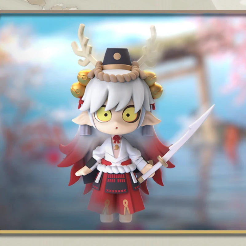 New Onmyoji Series 5 Blind Random Box Guess Bag Mystery Box Toys Anime Action Figure Desktop Ornaments Home Decor Dolls Gift