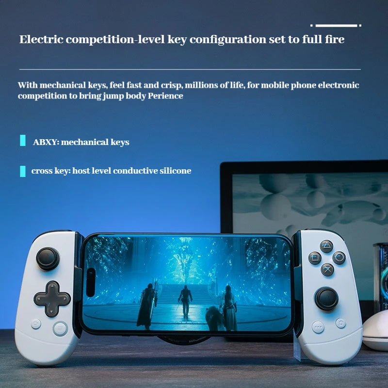 2025 LEADJOY M1C+Stretching Gamepad  Android ios Streaming Mobile Game Peripheral DNF Heat Dissipation Genshin Impact gamepad