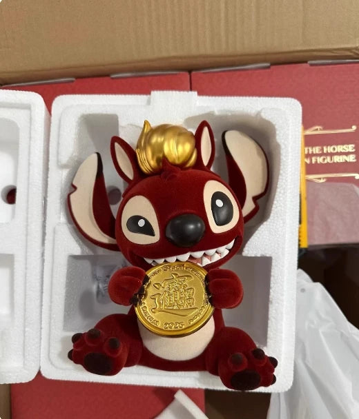 New Stitch Horse Year Limited Edition Anime Action Figurine Desktop Ornaments Decorations Collectible Models Holiday Gifts