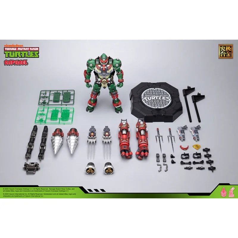 In Stock 100% Original Heat Boys TMNT HB0013 Raphael With Bonus Figure Model Collection Toy Gift