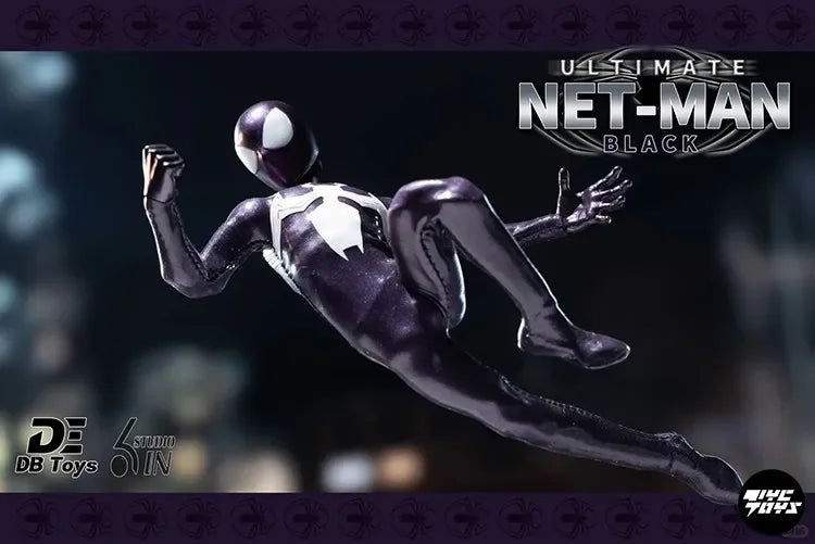 1/12 Scale Male Soldier Ultimate Netman Red /Black Spider Hero Full Set 6-inches Action Figure Model Doll Gifts Collecion