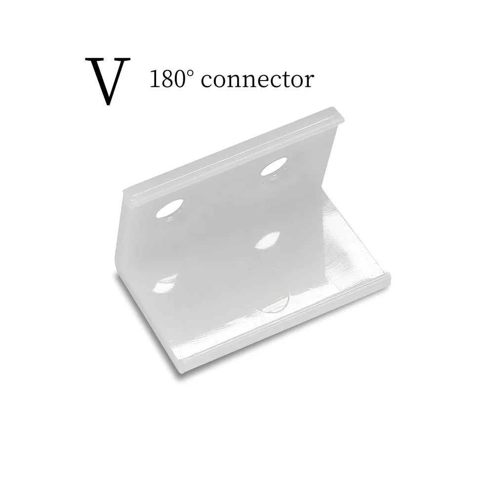 LED Strip Aluminum Profile 50CM Recessed Surface Mounted Aluminium Channel with Diffuser PC Cover for 8mm 10mm Linear Lighting