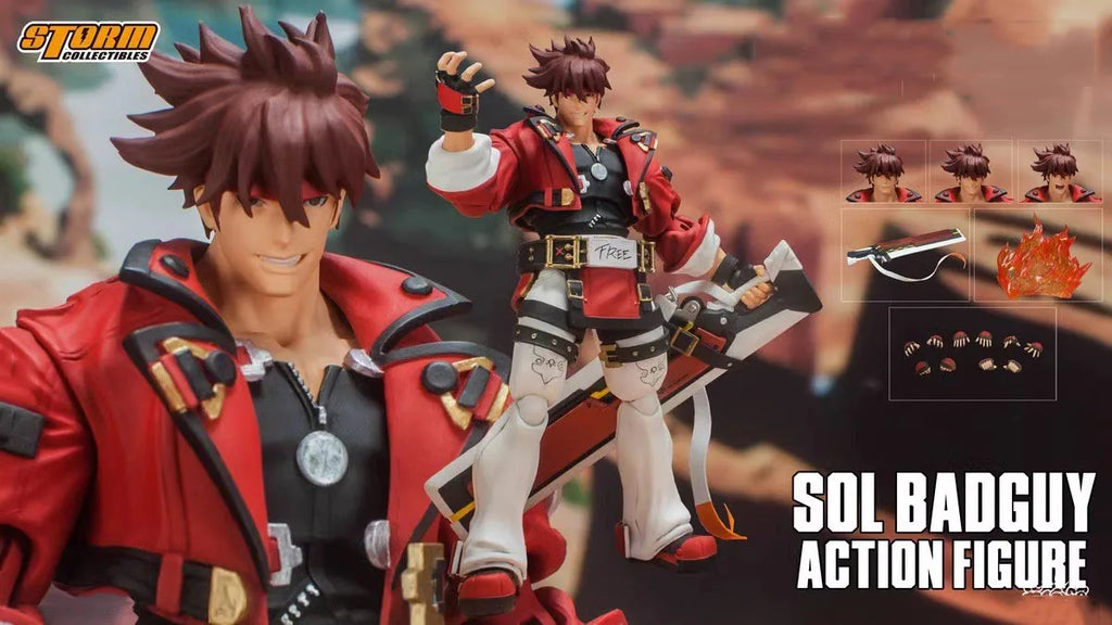 Storm Toys 1/12 Soldier ACSB01 ACSB01GN ACSB01BL Sol Badguy 6'' Action Figure Model Toy In Stock