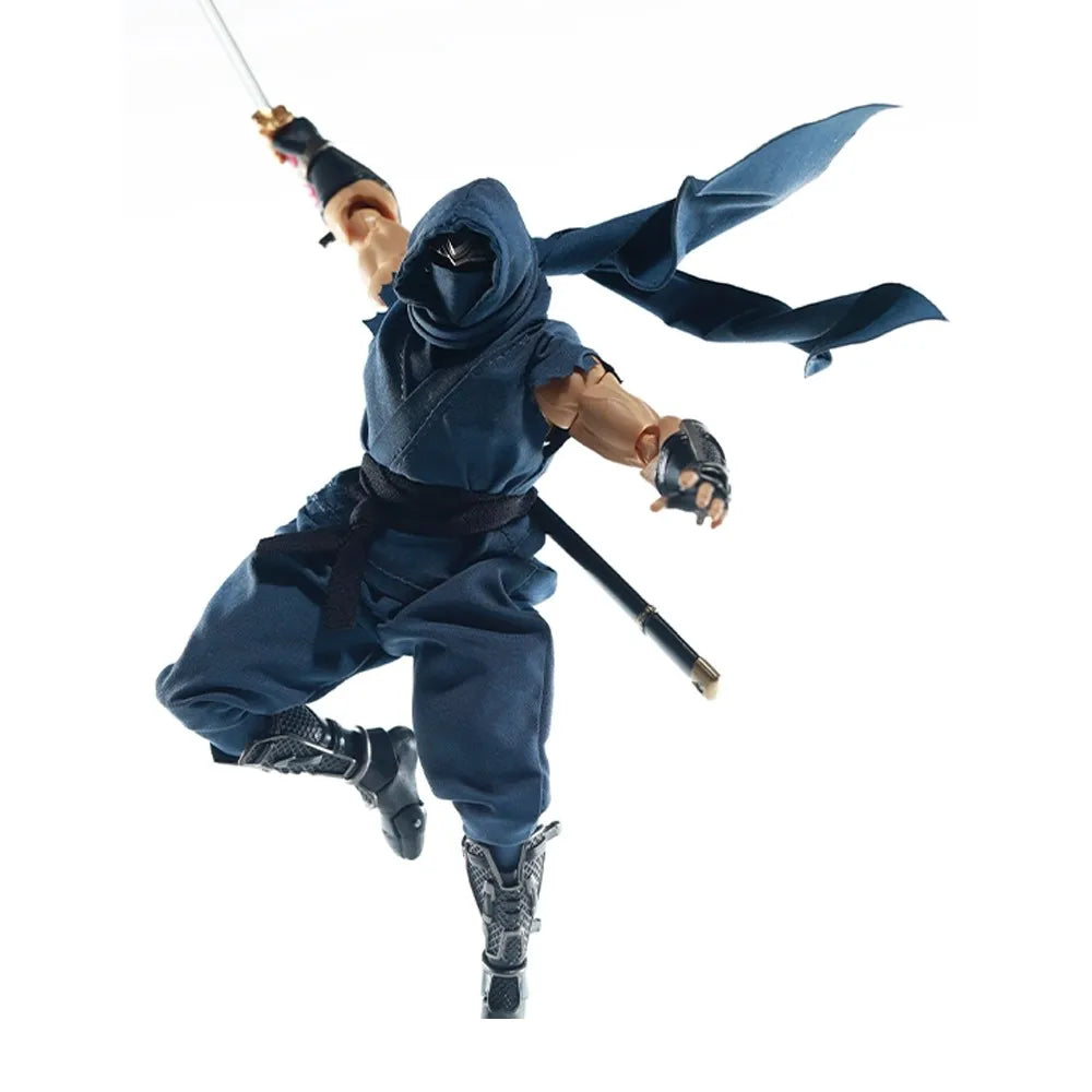 1/12 Soldier Clothing Accessories Ninja Warrior Uniform Model Fit 6'' Action Figure Body In Stock