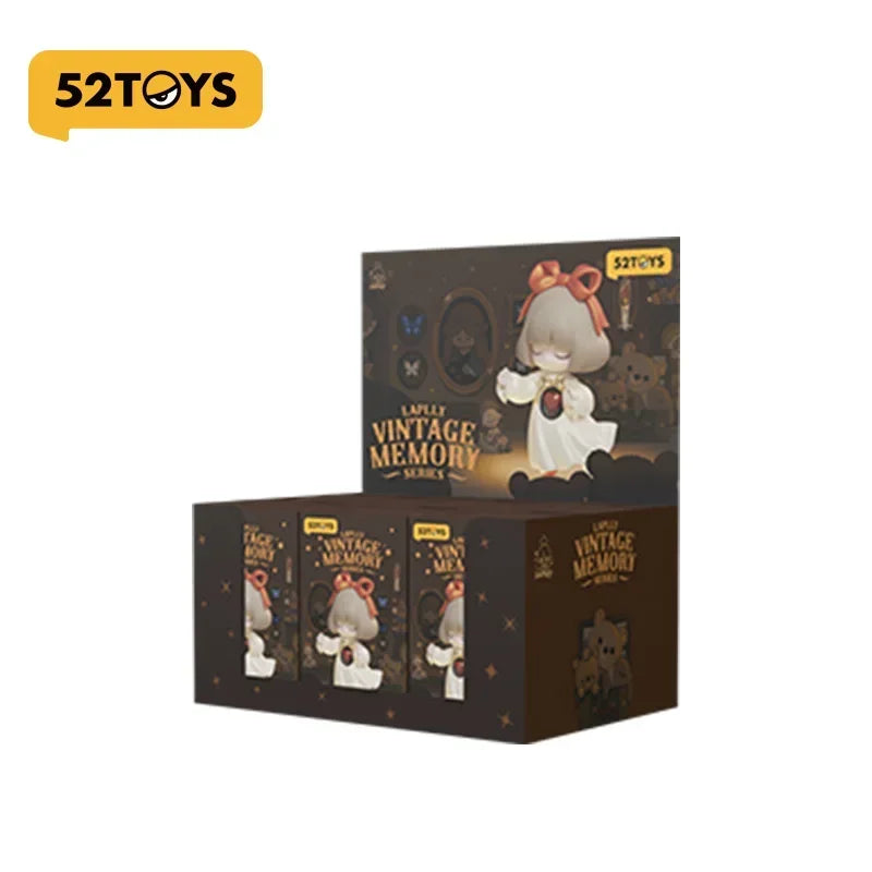 52TOYS Laplly Винтидж Memory Series Blind Box Toys Kawaii Anime Фигурка Caixa Caja Изненада Мистериозна Кутия Кукли Момичета Подарък