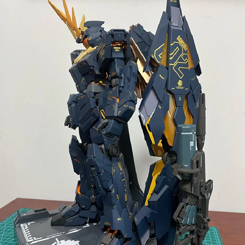 In Stock DABAN PG 1/60 Reprint Rx-02 Unicorn Banshee Anime Action Figure Assembly Model Skeleton Plastic Toy for Collectors