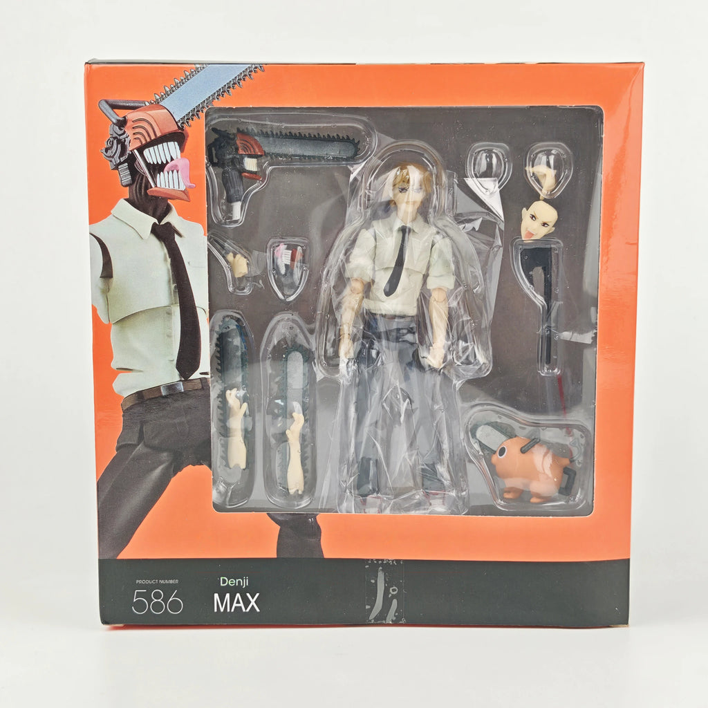 15cm Chainsaw Man Anime Figures Denji Action Figure Figma 586 Statue Model Doll Collection Toys Gifts