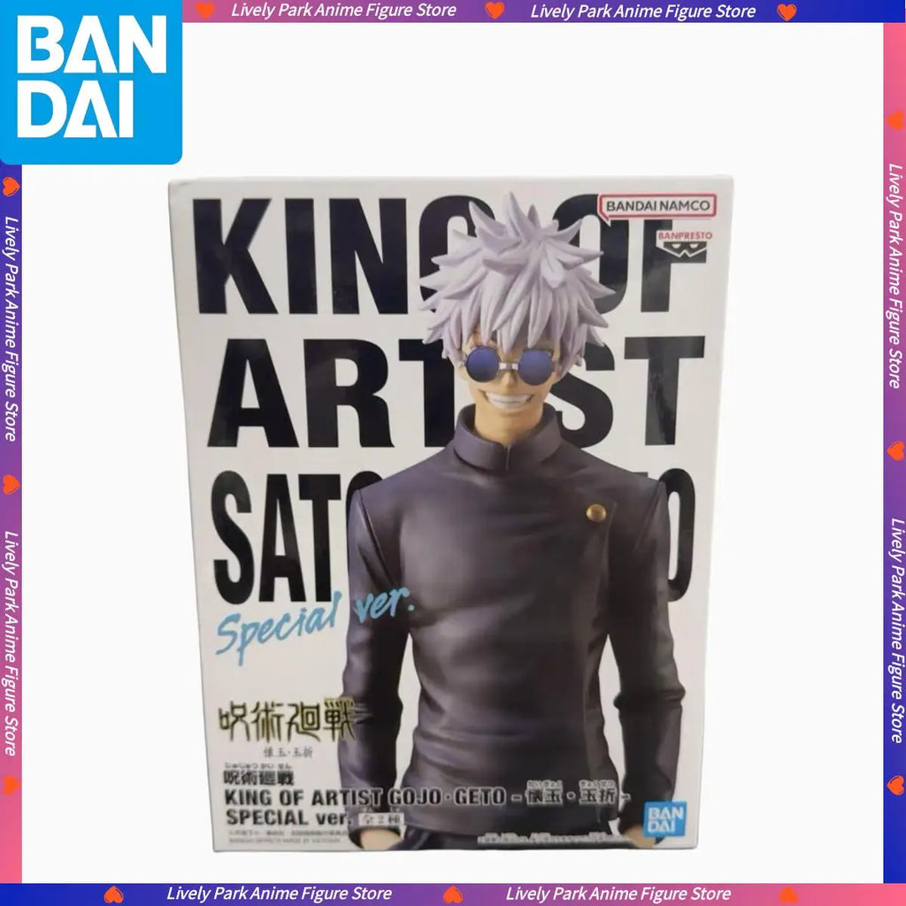 BANDAI Original Jujutsu Kaisen KING OF ARTIST Gojo Satoru SPECIAL ver. Action Figure Model Toys Besktop Decorate Christmas Gifts