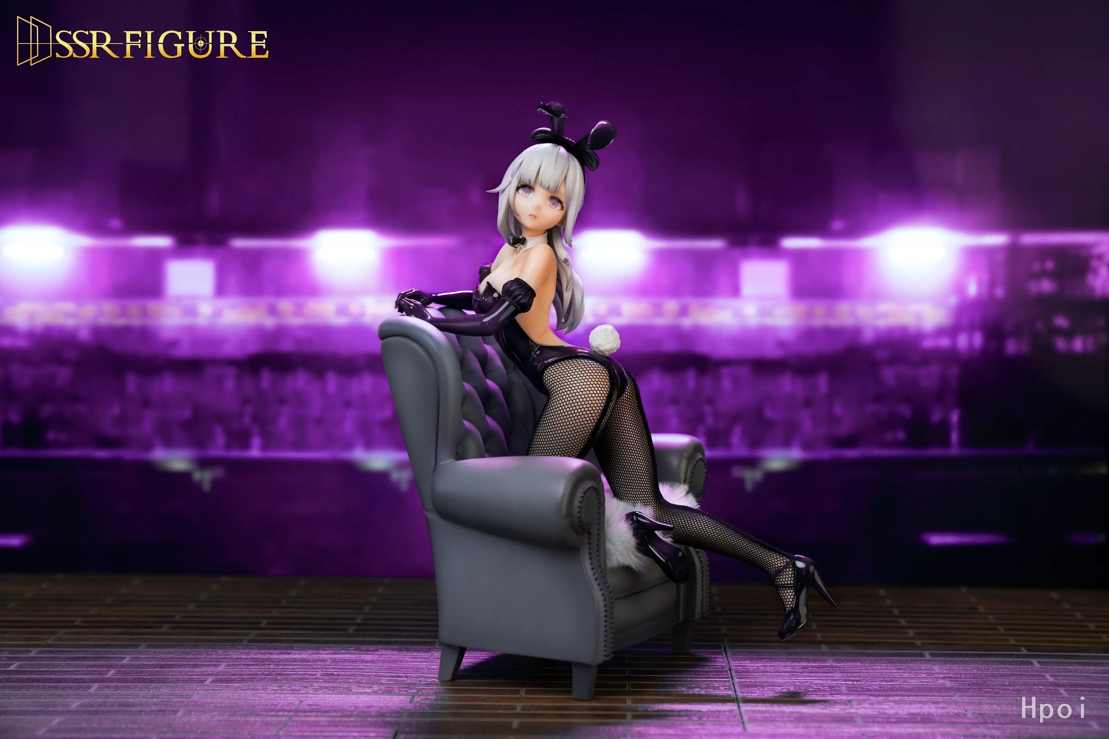 SSR FIGURE Genuine In Stock Qiaoer Bunny Girl Anime Figure Yirenguan Jinhua Collectible Statue With Sofa Base For Anime Fans