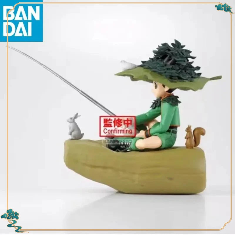 In Stock Original BANDAI NAMCO Banpresto HUNTER HUNTER Memorable Saga Fishing GON FREECSS Action Figure Toy