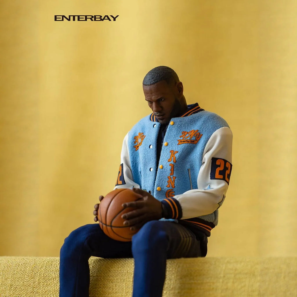 Original 1\9 Basketball Star Lebron James Enterbay Mobile Doll Series Action Figure Model Toys Movable Model Kit Lovers Boy Gift