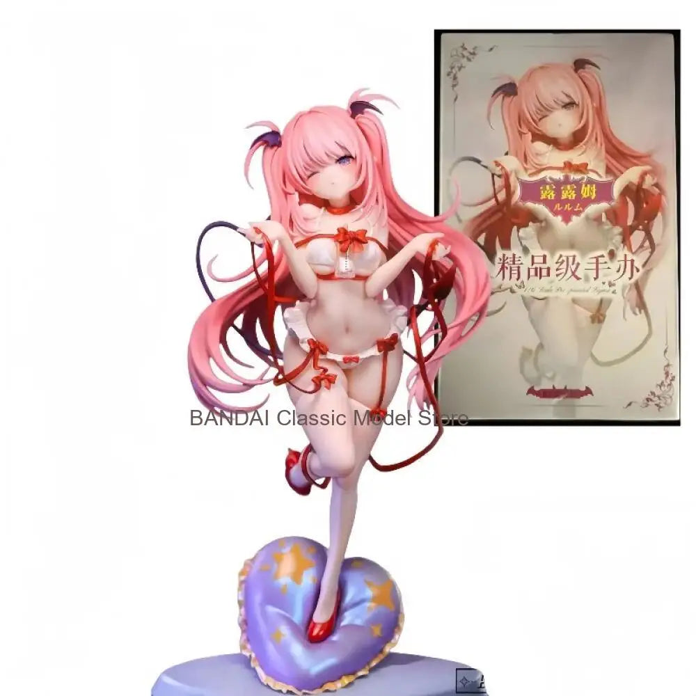 25cm Original Bear Panda Succubus Lulumu Tamano Kedama Chasing Eyes PVC Sexy Action Figure Model Toys Collection Series