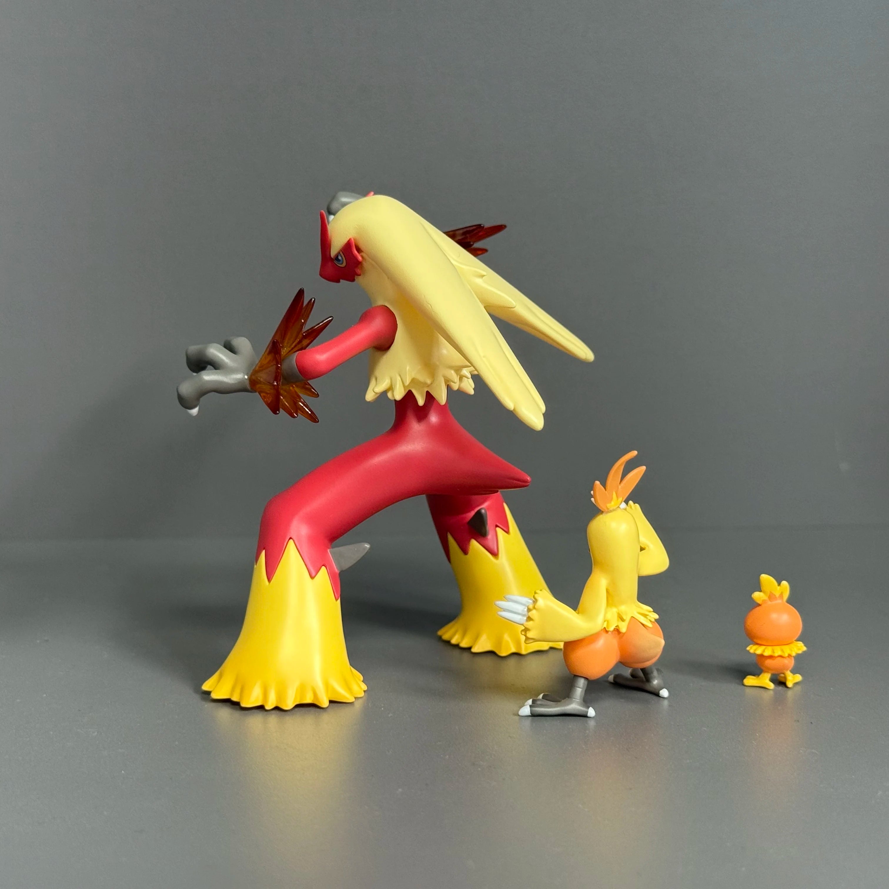 Bkm Small Anime Game Surroundings Fire Chis Evolution Up Collectible Figures Static Model Toys For Adult Fans