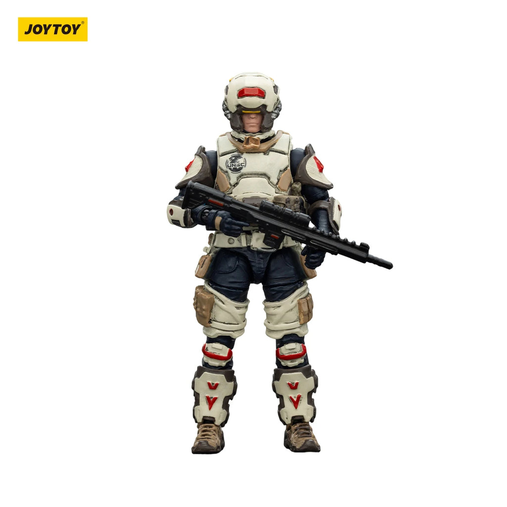 JOYTOY 1/25 Action Figure APOC Series Bedrock Albus Standard Combat Type Mech UNSC Medic Levi Anime figures Toys