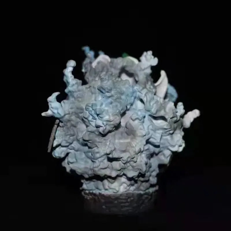 13CM Anime One Piece GK Navy Colonel Smoker Luffy Smoking Man Kampfszene Statue PVC Actionfigur Sammlermodell Spielzeug