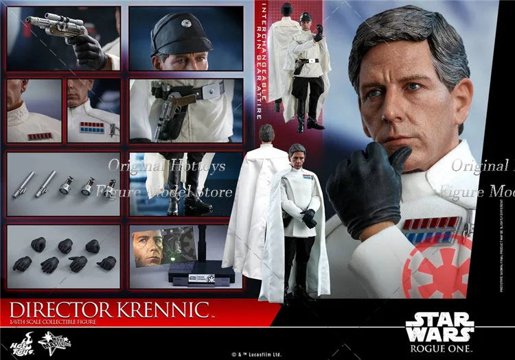 HOTTOYS HT MMS519 1/6 Scale Male Soldier Orson Krennic Rogue One：A Star Wars Story Full Set 12-inch Action Figure Toys Gifts