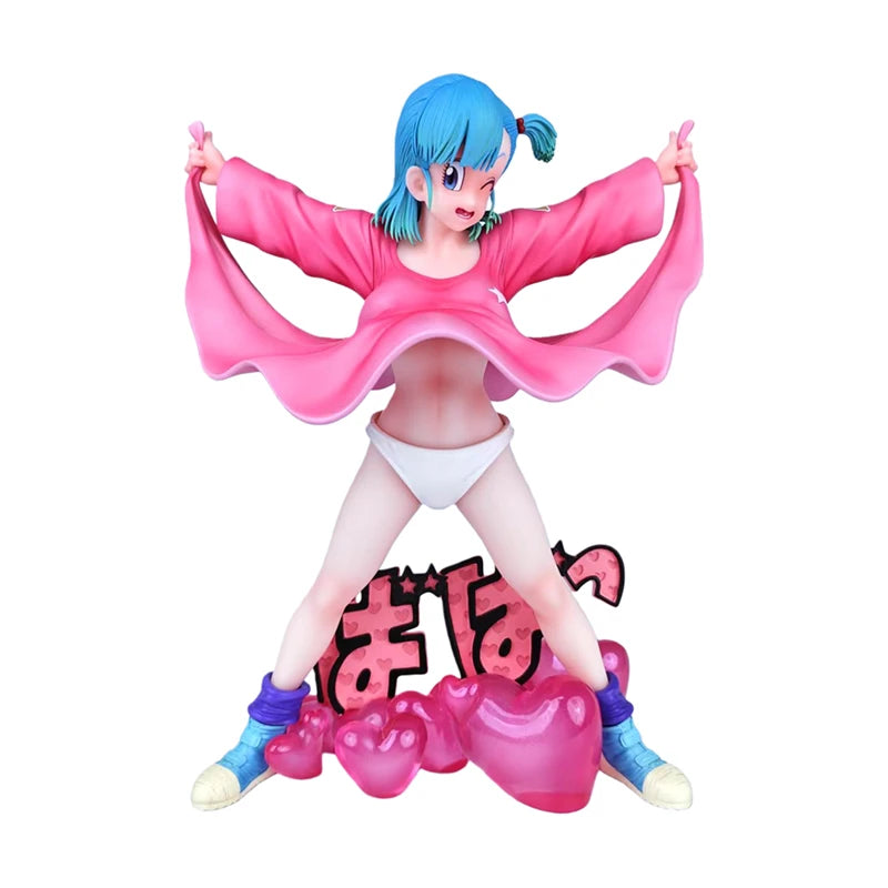 New Dragon Ball Z Bulma Figure Bulma Action Figures Model Pvc Statue Collection Dolls Desk Decoration Toys Kids Christmas Gifts