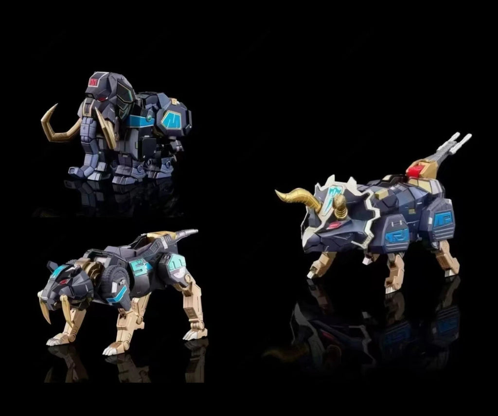 [In Stock] ZL-01B KO FLAMETOYS Beast Lord Dragon Caesar Megazord Poseable Alloy Figure Preorder, Finished Model