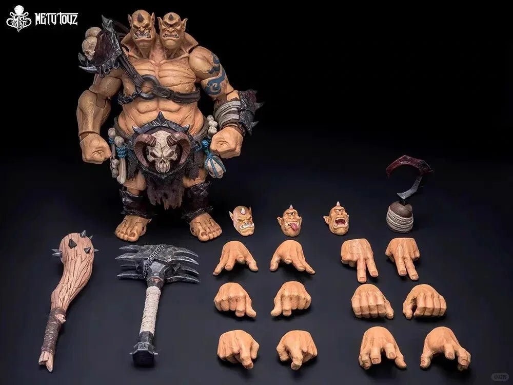 Metytoyz World Of Adventurers - Skullcrusher Ogrus Ogre Warrior Articulated Toy