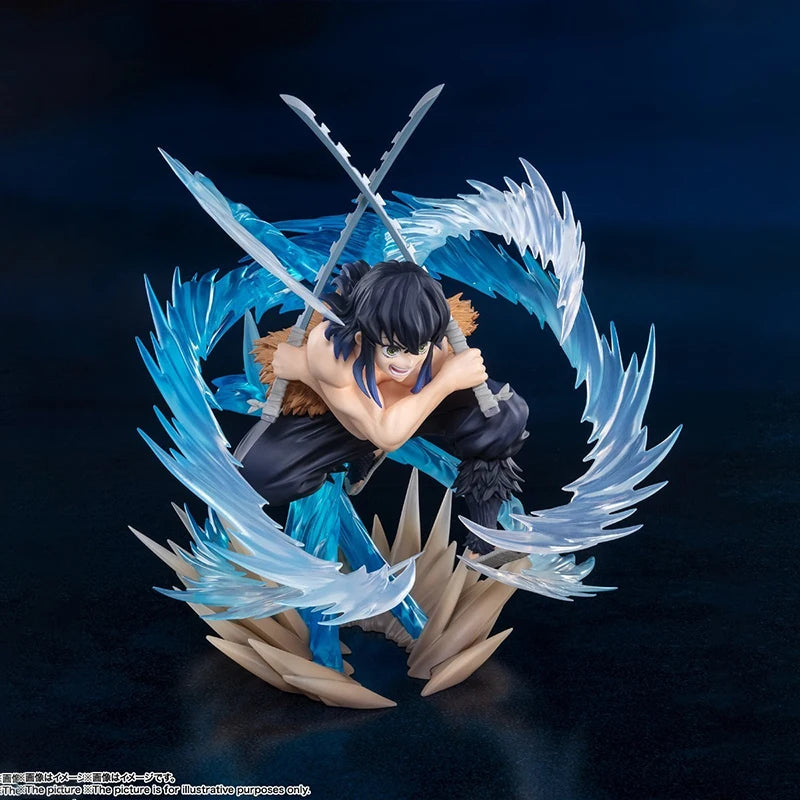 Bandai Genuine Hashibira Inosuke Beast Breathing Figuarts ZERO Demon Slayer SuperRobot Wars Anime Peripheral Doll for Collectors