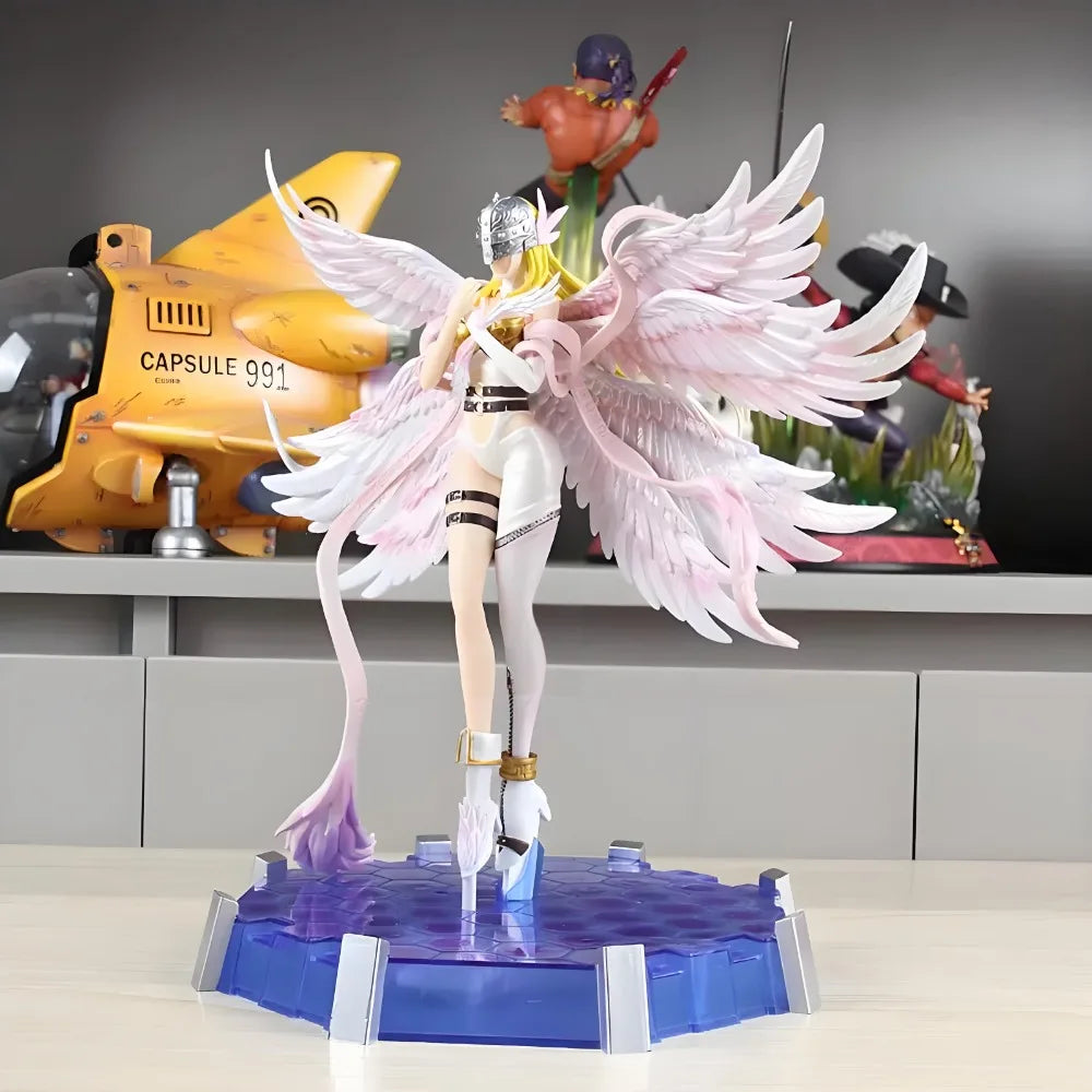 26cm/10.24in Anime Digimon Adventure Figure Angewomon Action Figures Pvc Collection Model Toys for Children Gifts