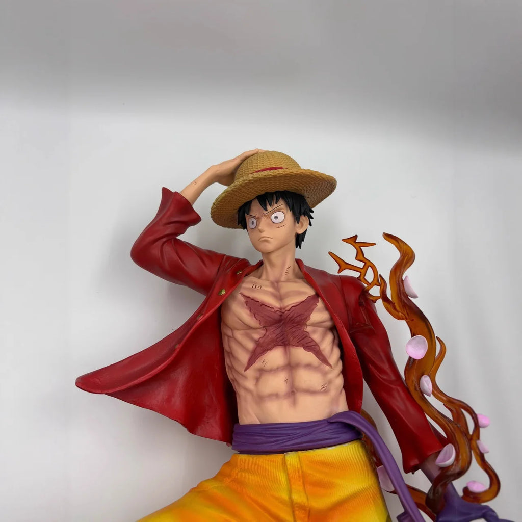 65 cm große neue ONE PIECE Anime-Figur Monkey D. Luffy, PVC-Modell, stehende Statue, Schreibtischdekoration, Geburtstagsgeschenk, Spielzeug