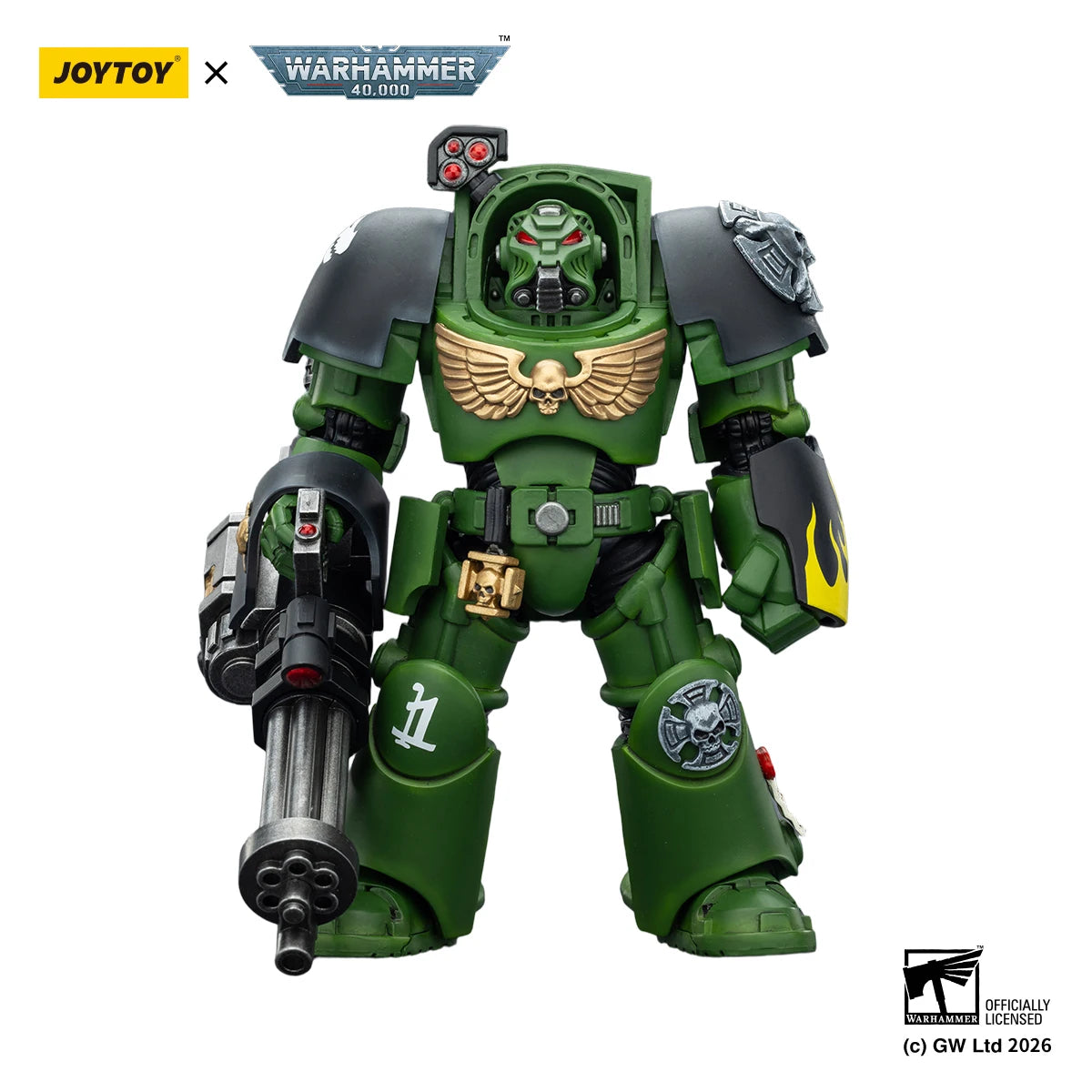 【MT】Original JOYTOY Warhammer 40K Salamanders Terminator 1/18 Action Figure Toy Collection