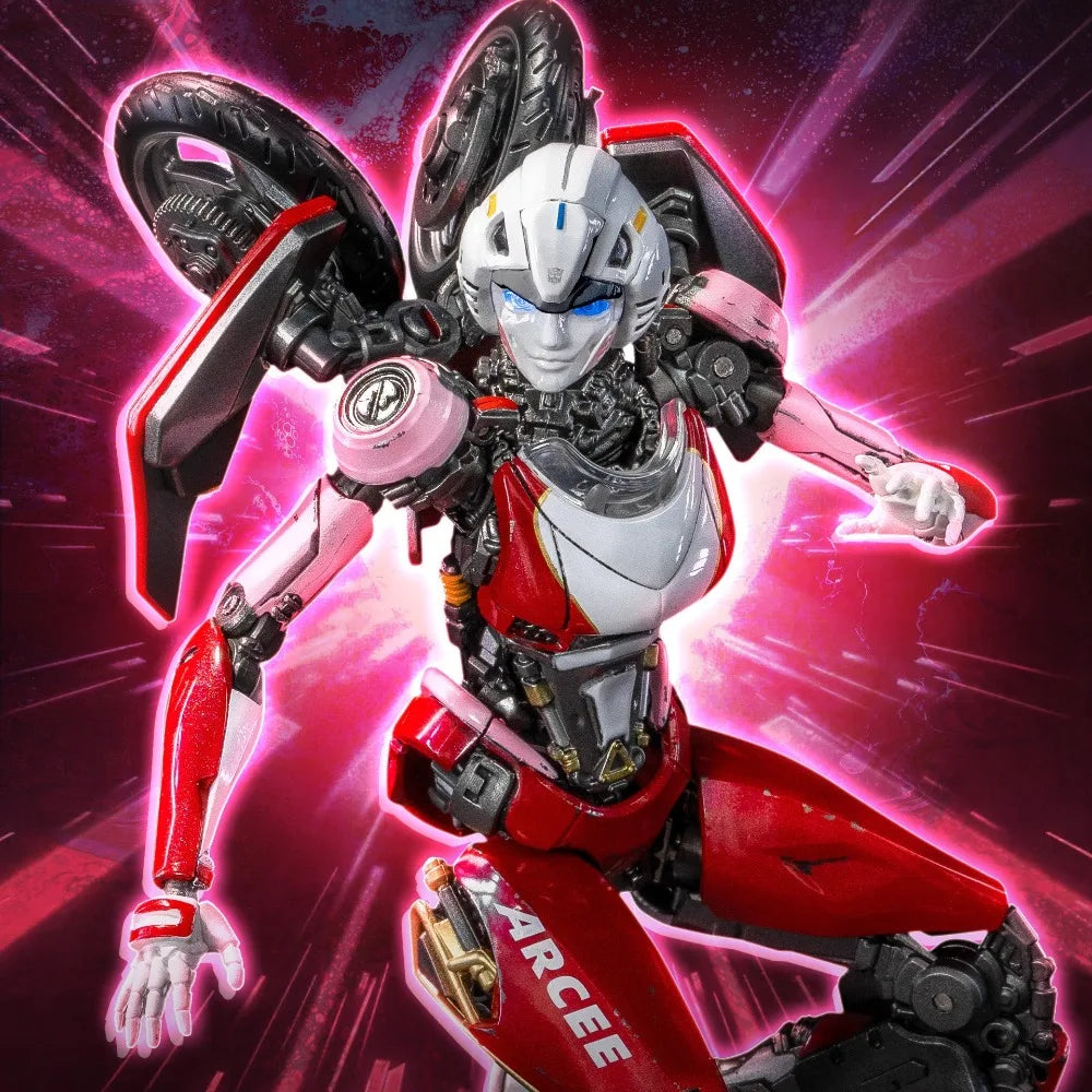 YOLOPARK AMK PRO Transformers Arcee Pre-Assembled Articulated Figure Movable Model Collection Toys Desktop Decor Surprise Gifts