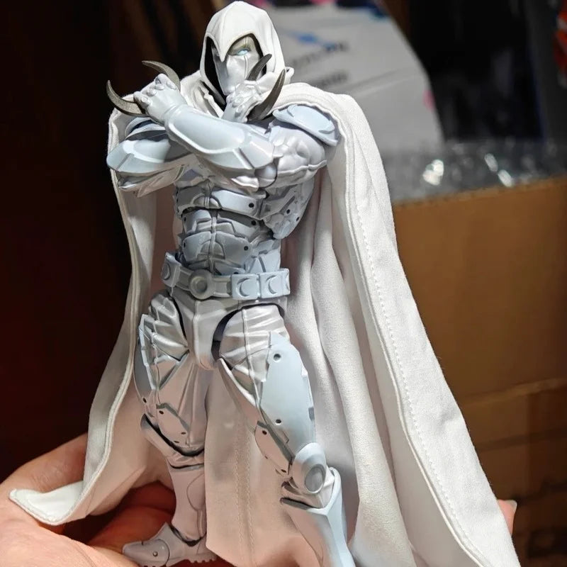 Kaiyodo Revoltech Yamaguchi No.178 Action Figure Moon Knight Set Garage Kit Mechanical Knight Action Figure Collect toys Gifts