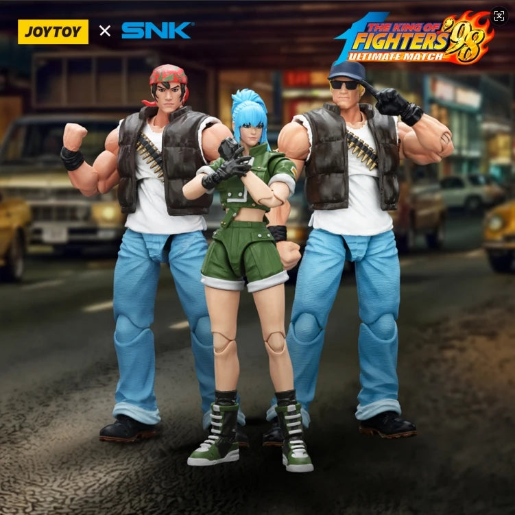 【Shipment at month-end】JOYTOY King of Fighters 98UM Kusanagi Kyo Nikaido Hongmaru Omen Goro The protagonist team Action doll