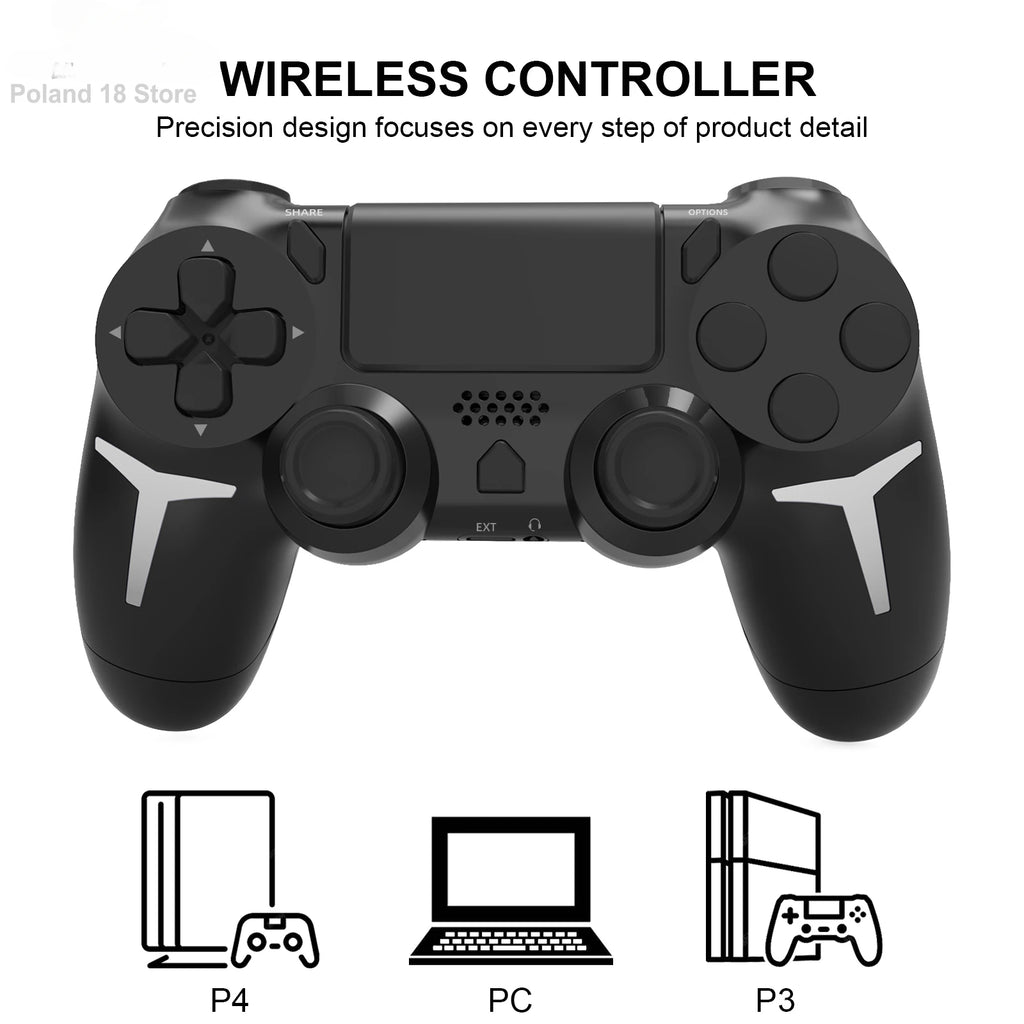 Dual Vibration With touch pad Wireless Gamepad Bluetooth Controller For PS4 PS3 Console Computer PC