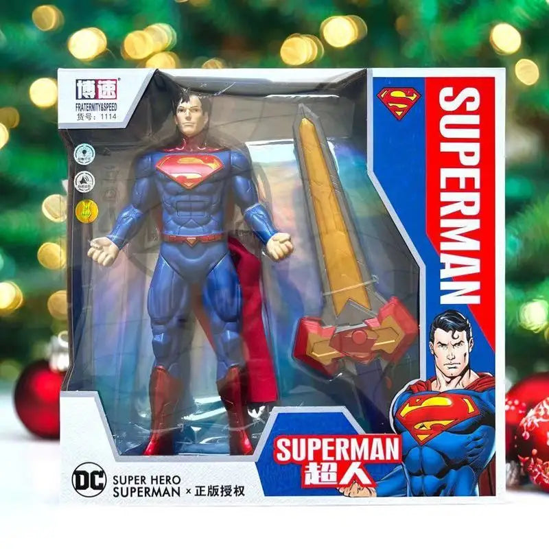 Justice League DC Batman Superman The Flash Green Lantern Official Limited Edition Model Display Anime Action Figures Gift toys