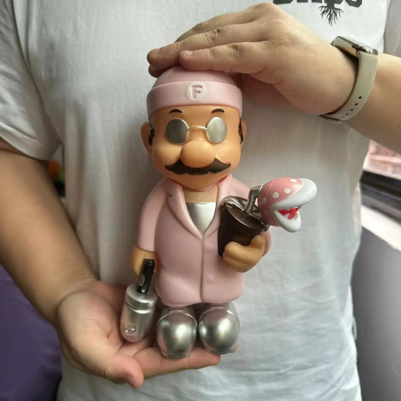 Neu Anime Große Größe Bowser Figuren PVC Bros Hut Kann Nehmen Off Spielzeug modell Für kinder