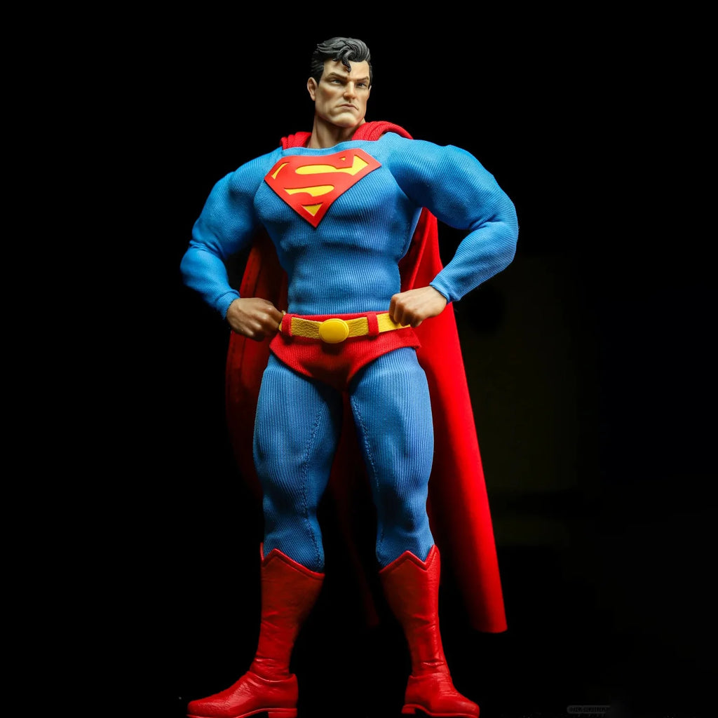 GONG Hush Superman 1/12 Action Figure Anime Doll Head Sculpture Commoner People Movable Joints Comic Collection Model Toys Gift