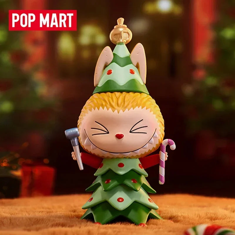POP MART LABUBU THE MONSTERS Let's Christmas Serie Blind Box Mystery Box Guess Bag Spielzeug Puppe Niedliche Anime Figur Schreibtischdekoration